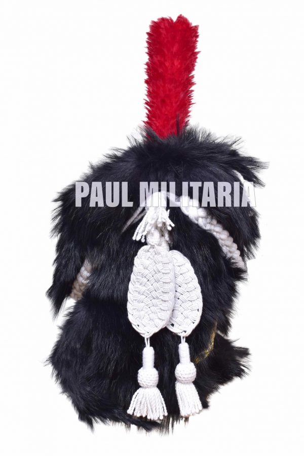 Napoleonic Bearskin hat for infantry of guard, Officer Shako (2)