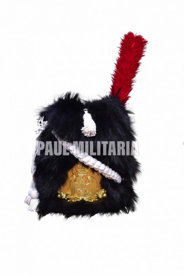 Napoleonic Bearskin hat for infantry of guard, Officer Shako (3)