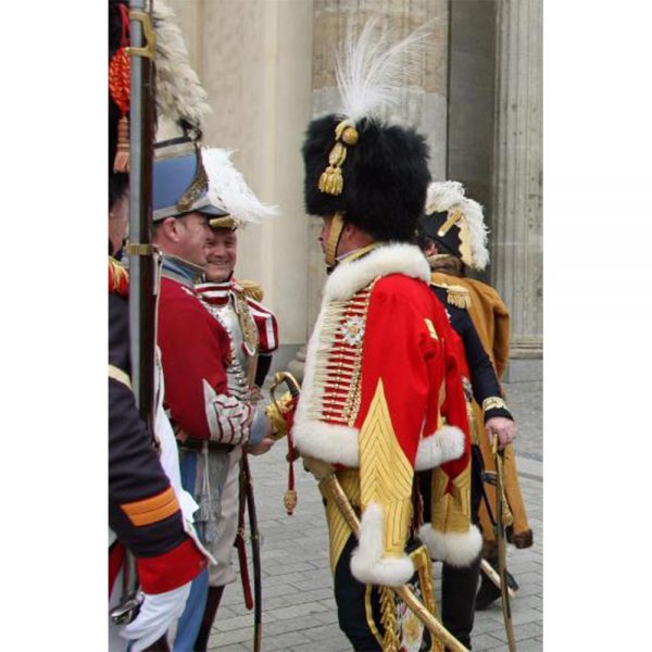 Napoleonic Colback for chasseur a cheval de la garde hussar Busby Cap