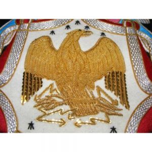 Napoleonic Officer Hunter on Horse Guard sabretache