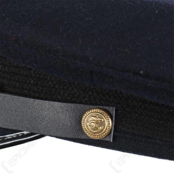 WW2 GERMAN Army Kriegsmarine Field Grade Officer Visor Cap (2)