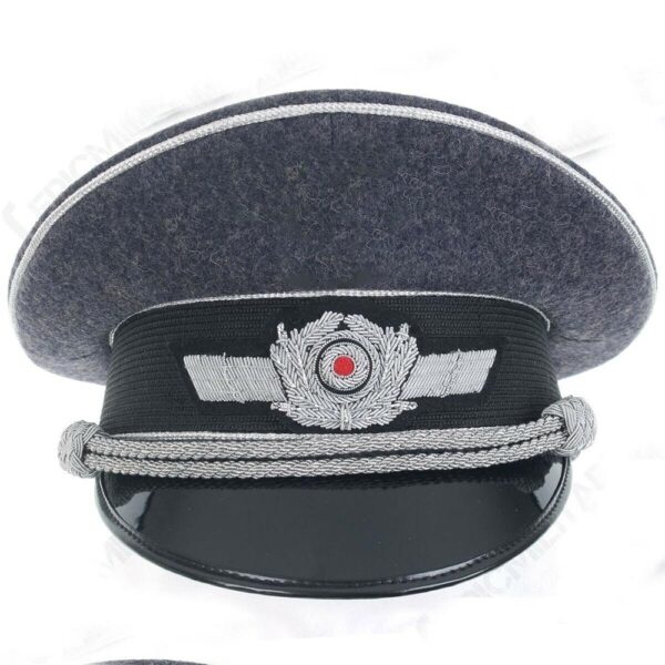 WW2 GERMAN Luftwaffe blue wool OFFICERS VISOR CAP