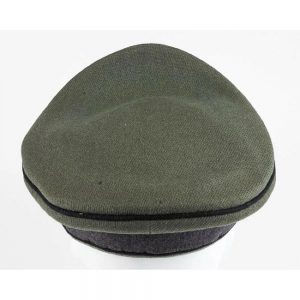 WWII GERMAN ARMY PIONIER OFFICER'S CRUSHER VISOR CAP (3)