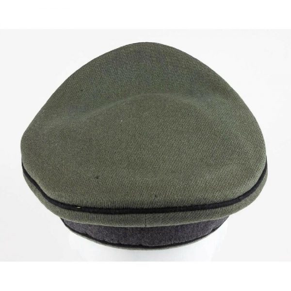 WWII GERMAN ARMY PIONIER OFFICER'S CRUSHER VISOR CAP (3)