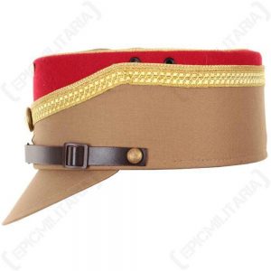 WWII German Army SA Kepi - Red - Silver Piping (7)
