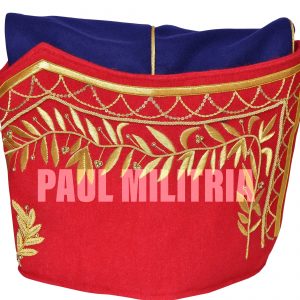 Bonnet de police Fatigue cap for Marshall or General with Red Wool Bottom with Embroidered imperial Eagle