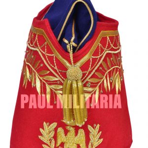 Bonnet de police Fatigue cap for Marshall or General with Red Wool Bottom with Embroidered imperial Eagle (2)
