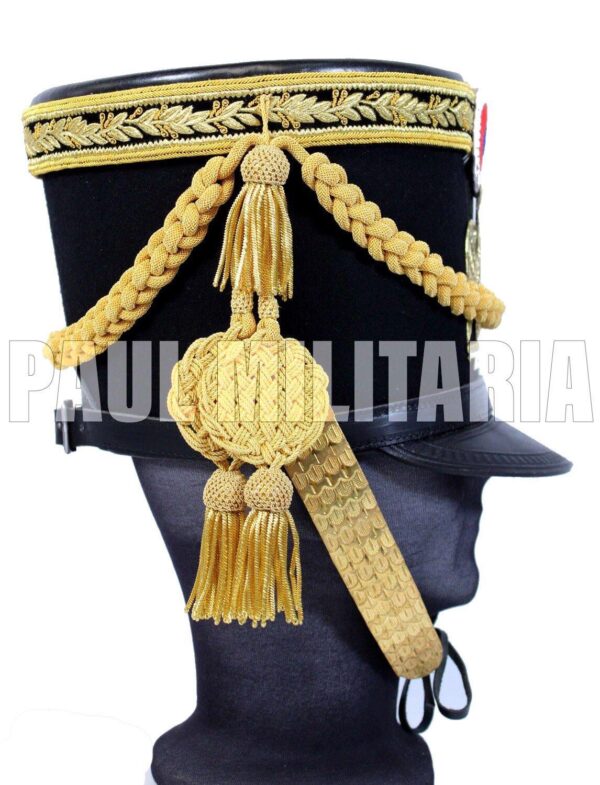 French Officer's Shako With Gold Trefle Cord