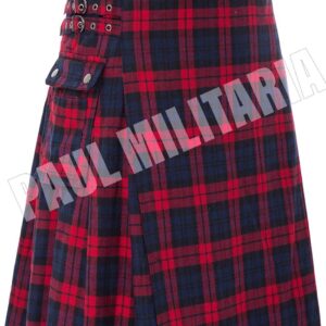 Scottish Mens Kilt Traditional Highland Tartan Utility Kilt (3)