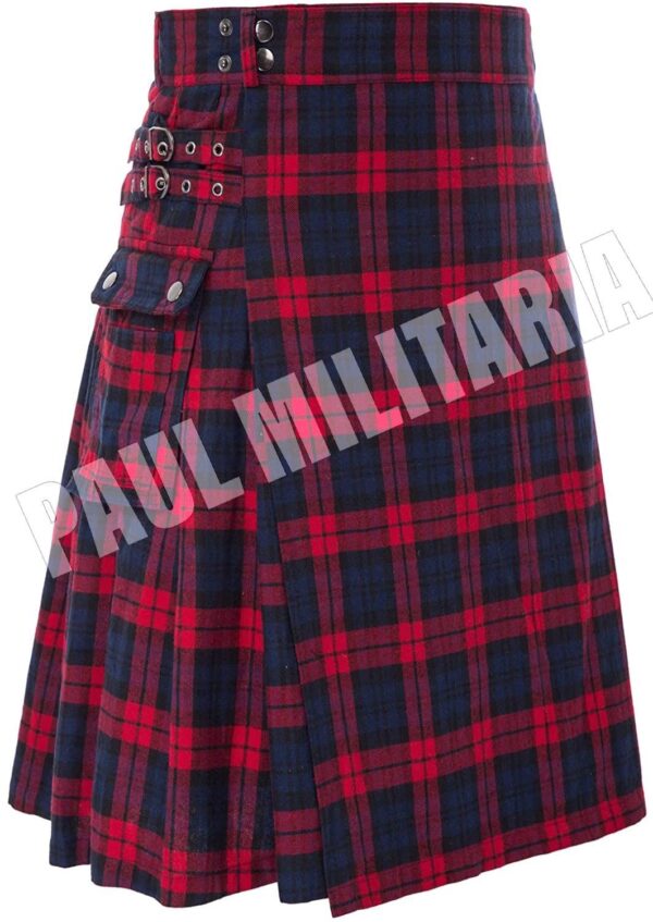 Scottish Mens Kilt Traditional Highland Tartan Utility Kilt (3)