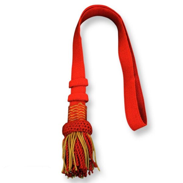 Swordknot for line infantry sous officier, gold and red