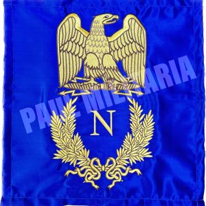 French Napoleonic Imperial Eagle Banner WhiteBlue (1)