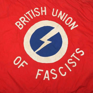 1930’s Oswald Mosley British Union of Fascists (B.U.F) Banner / Standard